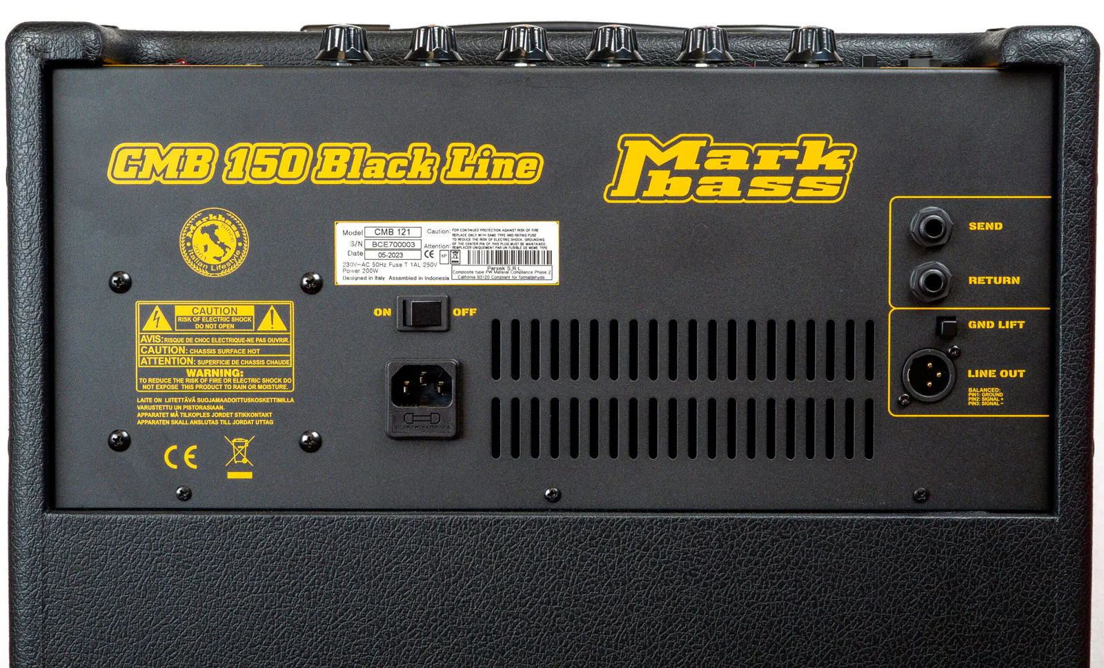 MARKBASS CMB151 BLACKLINE AMPLIFICADOR BAJO ELECTRICO - Image 4