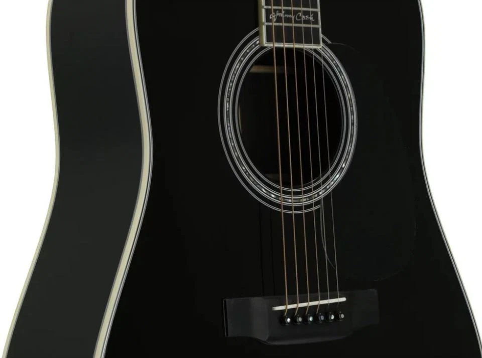 MARTIN D35 CASH JOHNNY CASH SIGNATURE GUITARRA ACUSTICA DREADNOUGHT NEGRA - Image 11