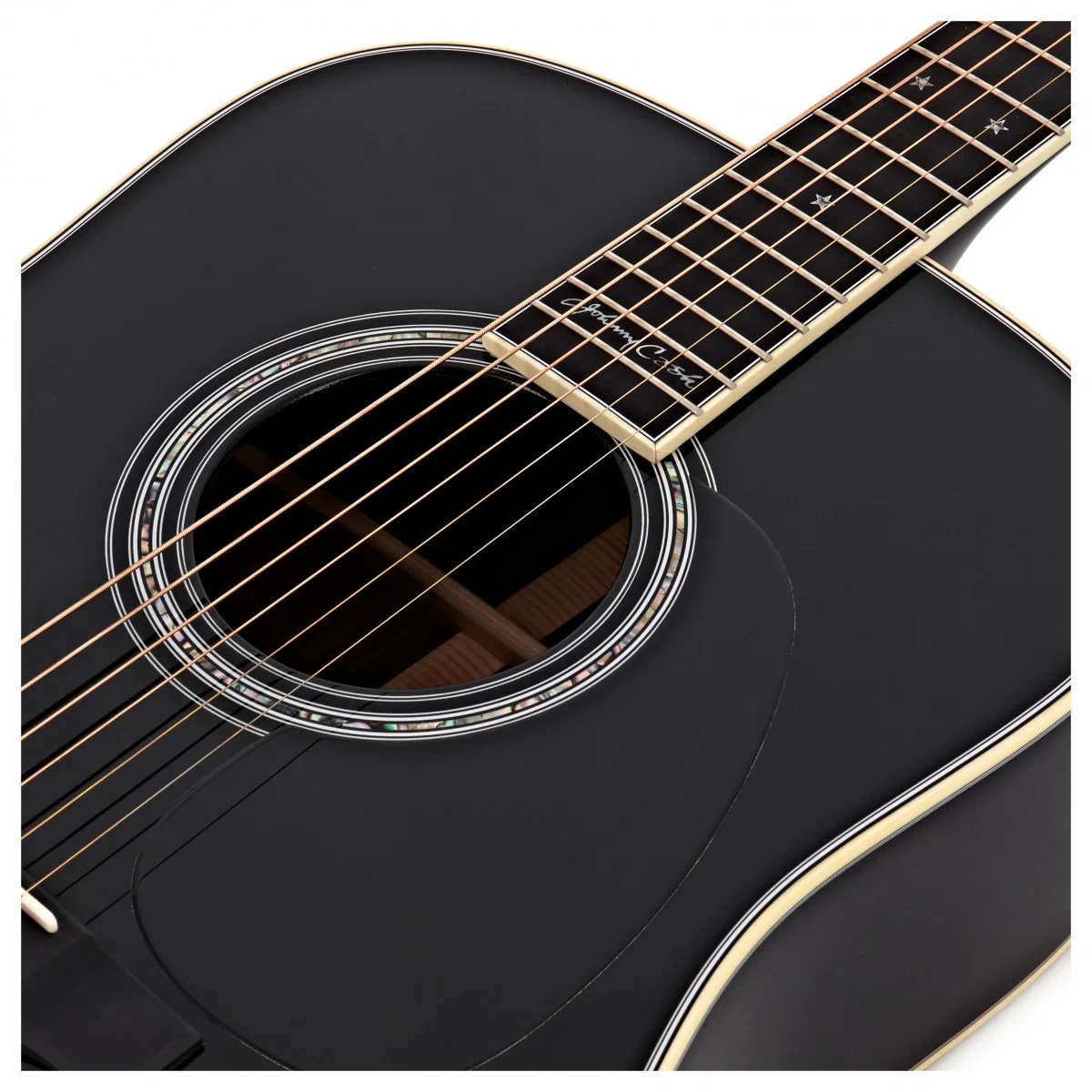 MARTIN D35 CASH JOHNNY CASH SIGNATURE GUITARRA ACUSTICA DREADNOUGHT NEGRA - Image 6