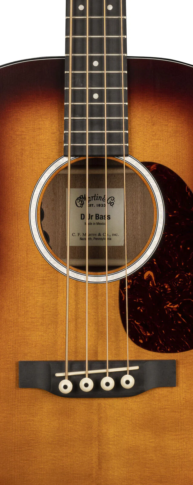 MARTIN DJR-10E-BASS-BURS BAJO ELECTROACUSTICO BURST - Image 3