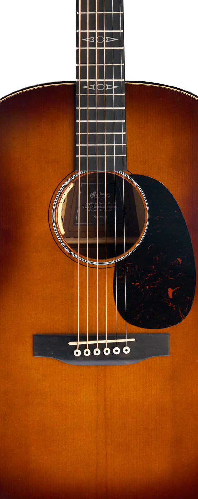 MARTIN GPE INCEPTION MAPLE GLOSS GUITARRA ELECTROACUSTICA GRAND PERFORMANCE AMBER FADE SUNBURST - Image 3