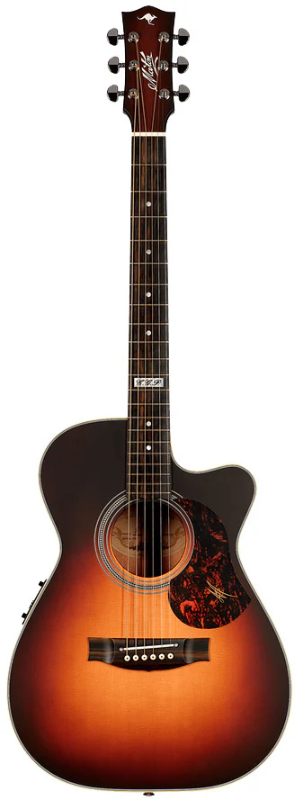 MATON EBG808C TE TSB TOMMY EMMANUEL GUITARRA ELECTROACUSTICA TOBACCO SUNBURST