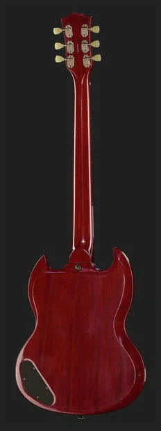 MAYBACH ALBATROZ 65 GUITARRA ELECTRICA DARK WINERED AGED - Image 2