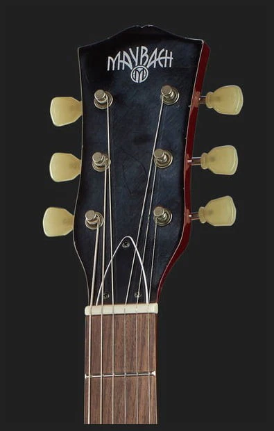 MAYBACH ALBATROZ 65 GUITARRA ELECTRICA DARK WINERED AGED - Image 6