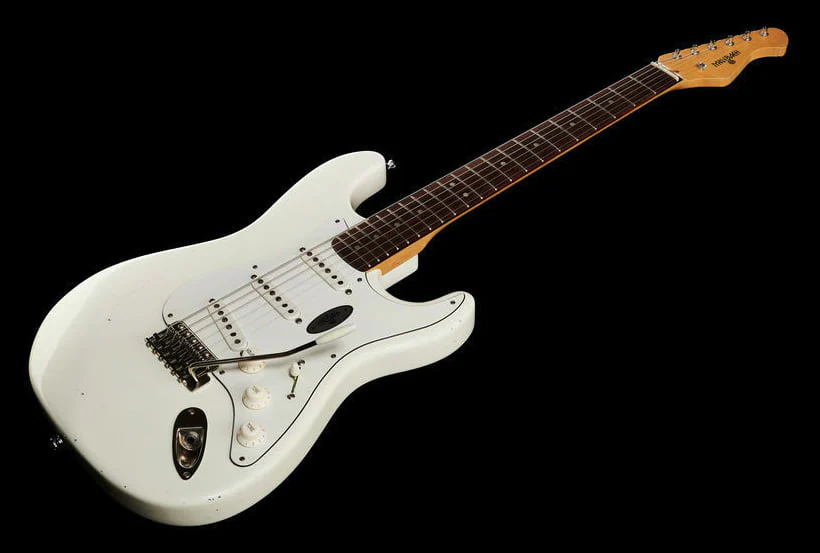 MAYBACH STRADOVARI S61 GUITARRA ELECTRICA OLYMPIC WHITE AGED - Image 12