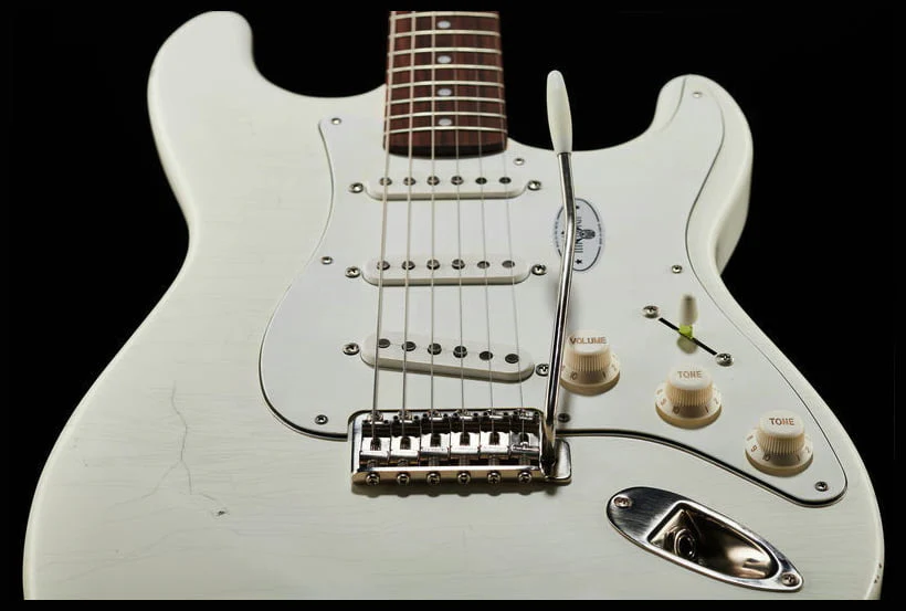 MAYBACH STRADOVARI S61 GUITARRA ELECTRICA OLYMPIC WHITE AGED - Image 16