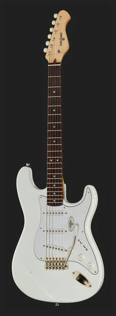 MAYBACH STRADOVARI S61 GUITARRA ELECTRICA OLYMPIC WHITE AGED - Image 5