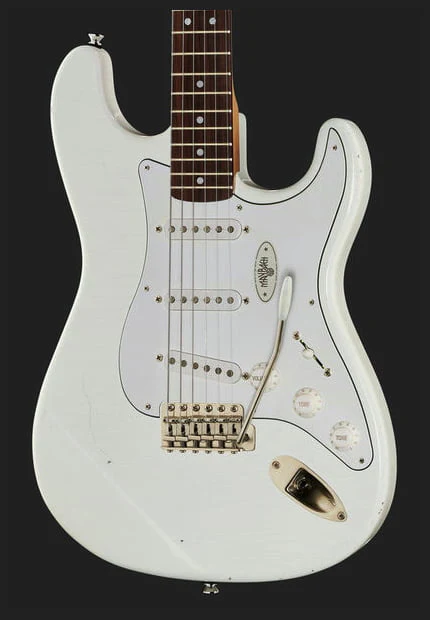 MAYBACH STRADOVARI S61 GUITARRA ELECTRICA OLYMPIC WHITE AGED - Image 7