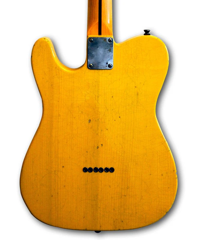 MAYBACH TELEMAN T54 GUITARRA ELECTRICA BUTTERSCOTCH BLACKGUARD AGED - Image 3