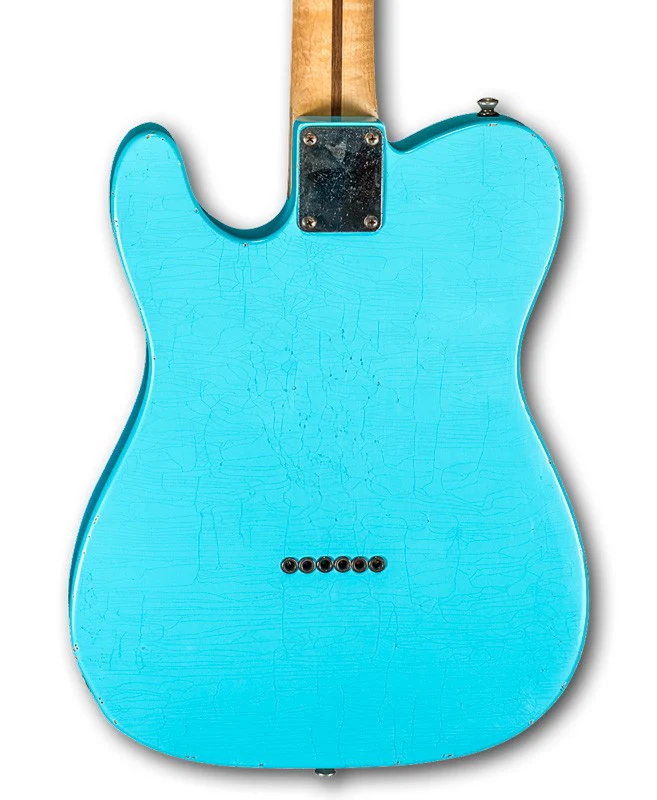 MAYBACH TELEMAN T54 GUITARRA ELECTRICA CADDY BLUE AGED - Image 4