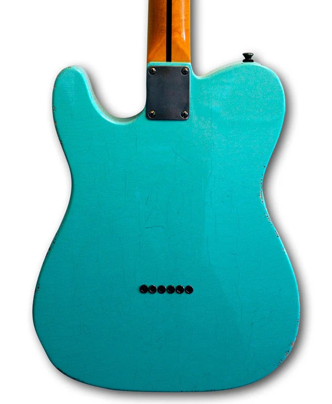 MAYBACH TELEMAN T54 GUITARRA ELECTRICA MIAMI GREEN AGED - Image 3