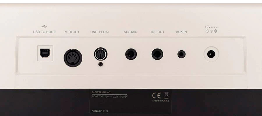 MEDELI SP-C120 WH PIANO ESCENARIO BLANCO - Image 7