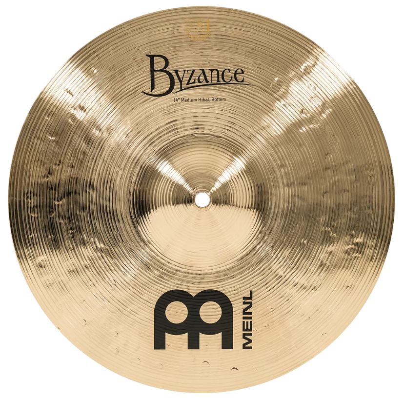 MEINL B14MHB BYZANCE BRILLIANT MEDIUM HI HAT 14 PLATOS BATERIA - Image 8