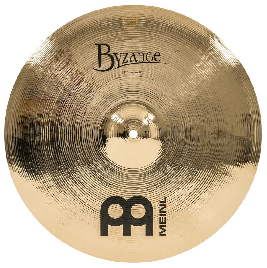 MEINL B16TCB BYZANCE BRILLIANT THIN CRASH 16 PLATO BATERIA