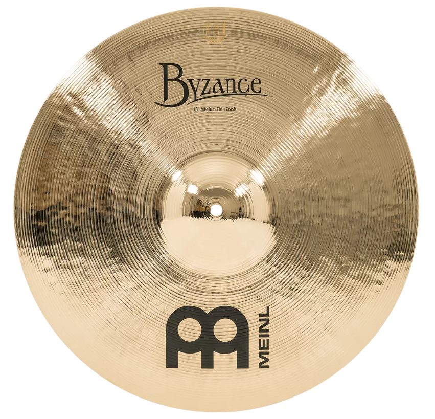 MEINL B18MTCB BYZANCE BRILLIANT MEDIUM THIN CRASH 18 PLATO BATERIA