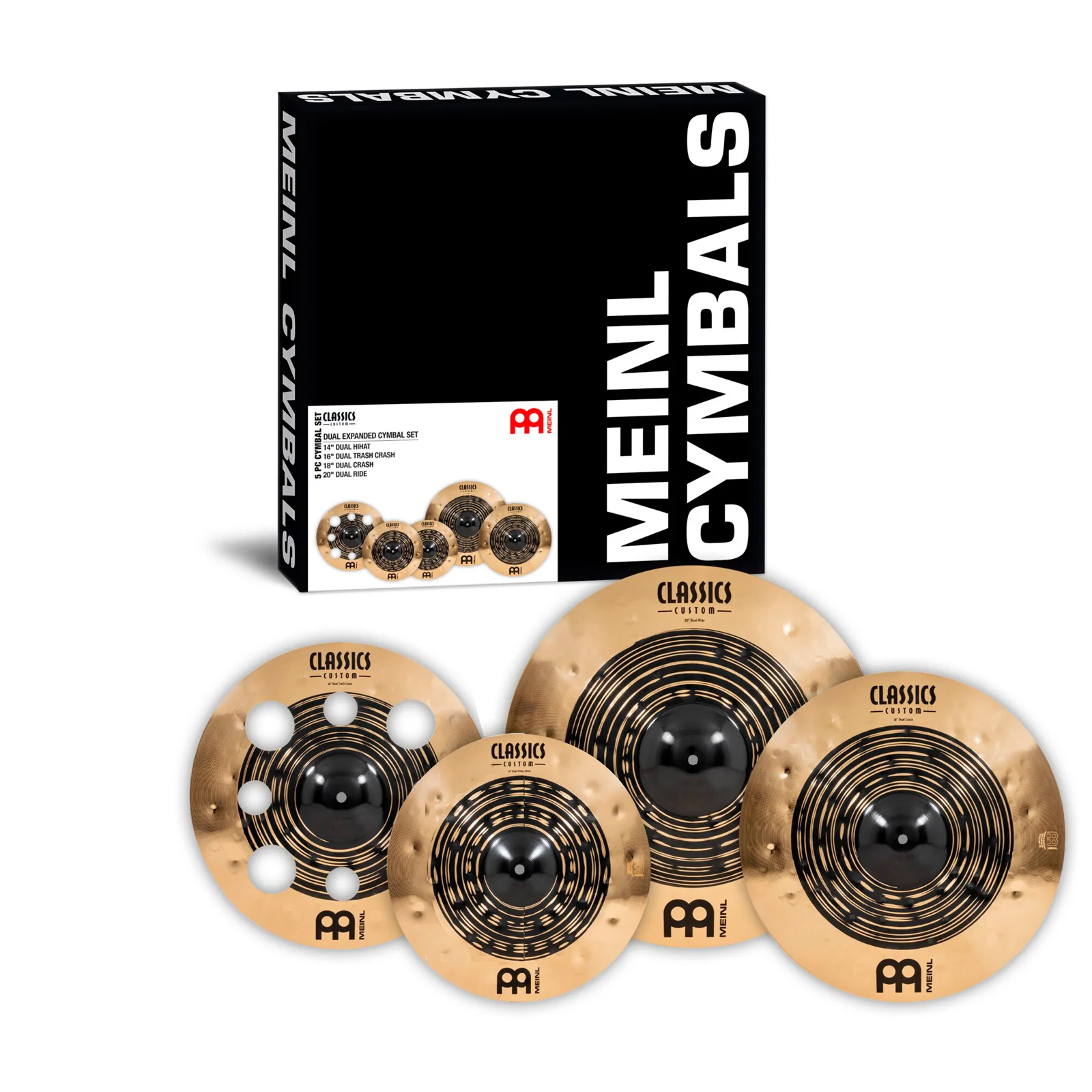 MEINL CCDU4680 CLASSICS CUSTOM DUAL EXPANDED PACK DE PLATOS 14/16TC/18/20