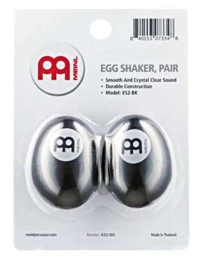 MEINL ES2BK SET 2 HUEVOS SHAKERS NEGROS - Image 2