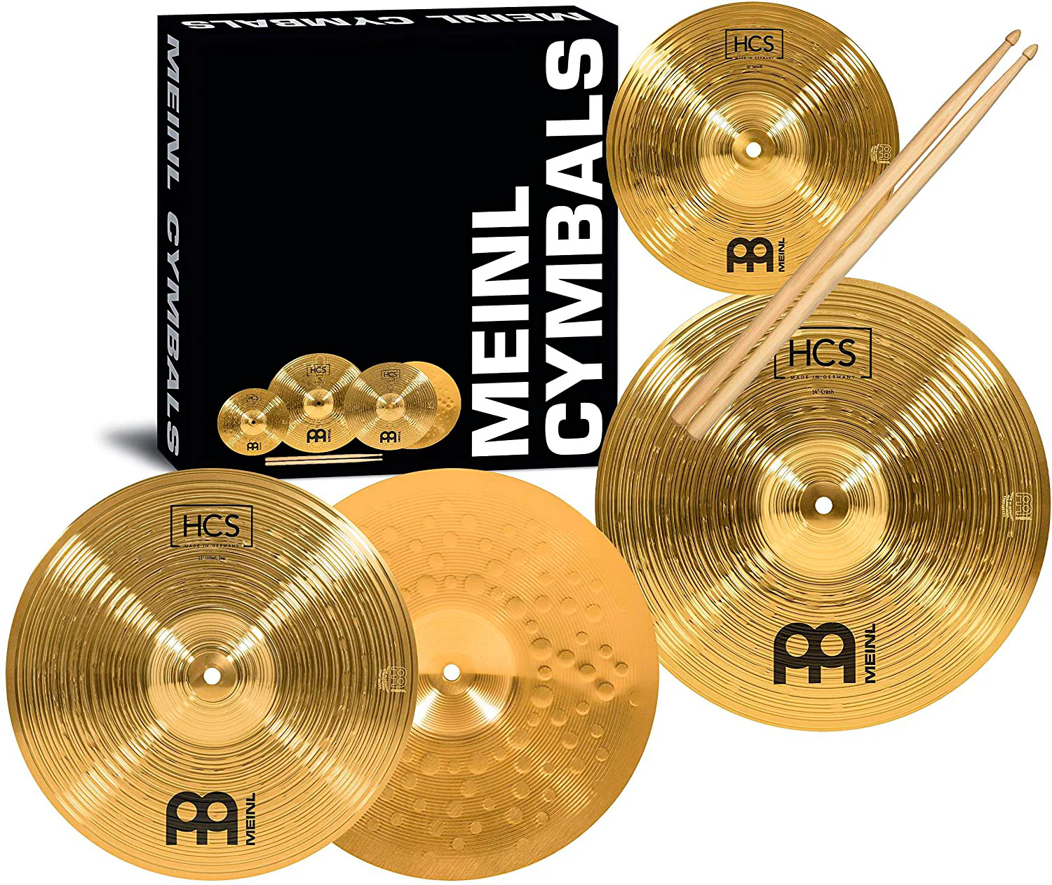 MEINL HCS1314+10S JUEGO PLATOS BATERIA