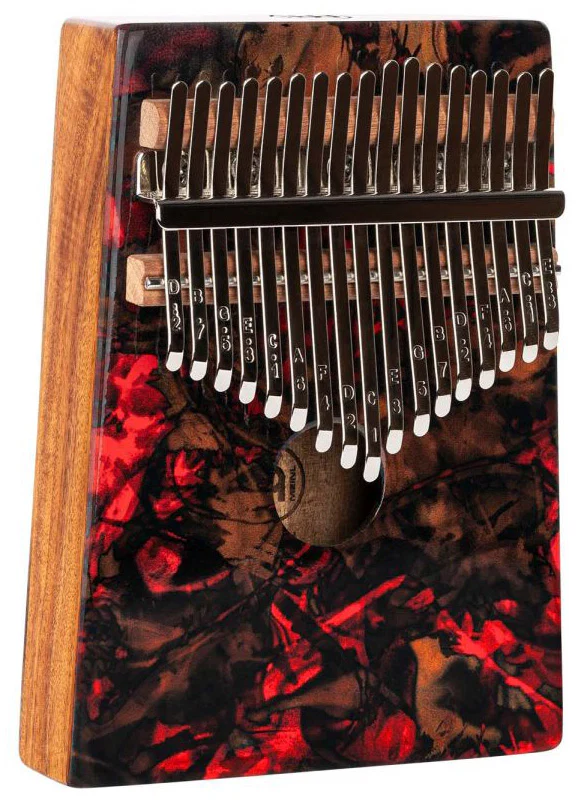 MEINL KA17LV SOUND HOLE DESIGNER KALIMBA LAVA