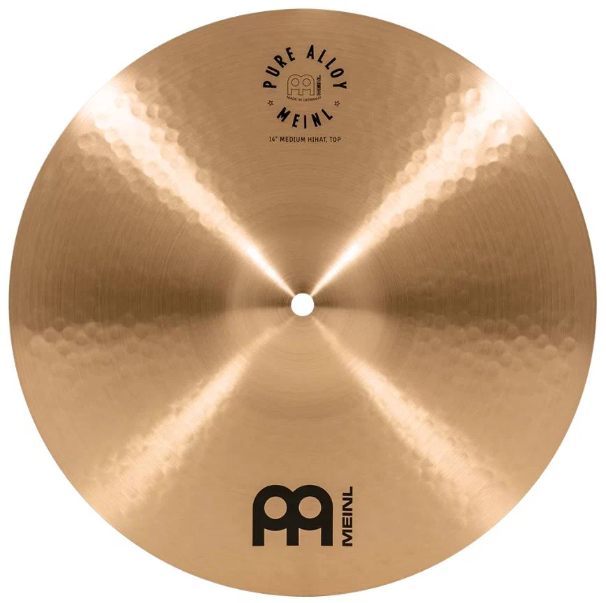 MEINL PA14MH PURE ALLOY TRADITIONAL MEDIUM HI HAT 14 PLATOS BATERIA - Image 5