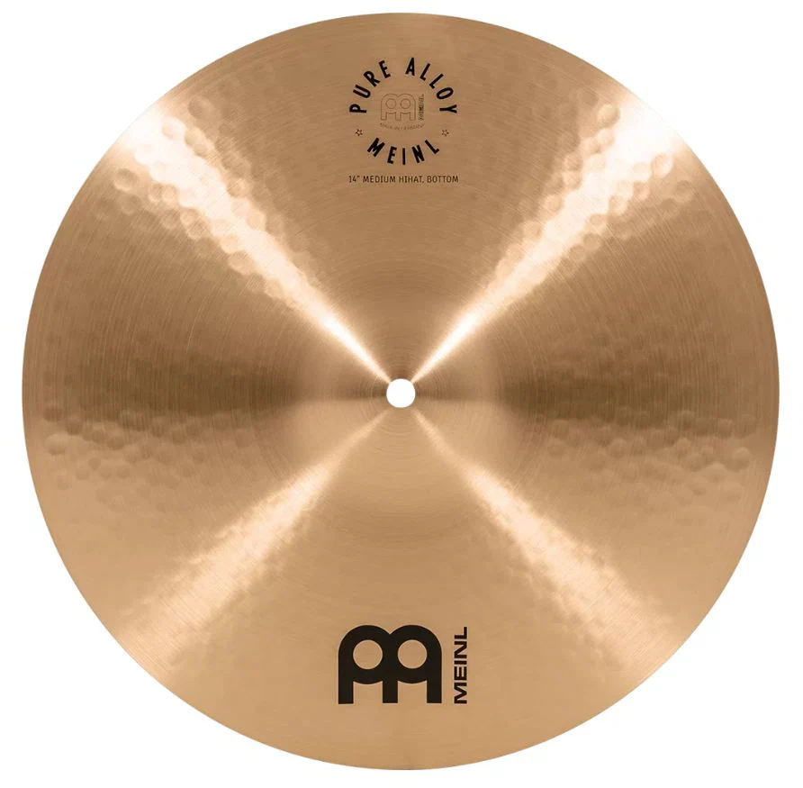 MEINL PA14MH PURE ALLOY TRADITIONAL MEDIUM HI HAT 14 PLATOS BATERIA - Image 8