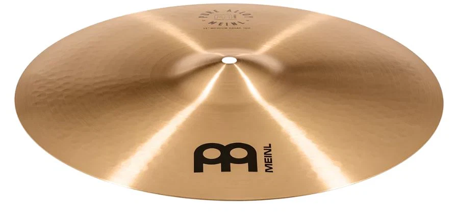 MEINL PA15MH PURE ALLOY TRADITIONAL MEDIUM HI HAT 15 PLATOS BATERIA - Image 2