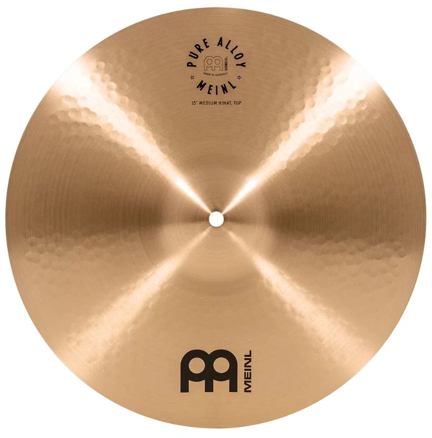 MEINL PA15MH PURE ALLOY TRADITIONAL MEDIUM HI HAT 15 PLATOS BATERIA - Image 5