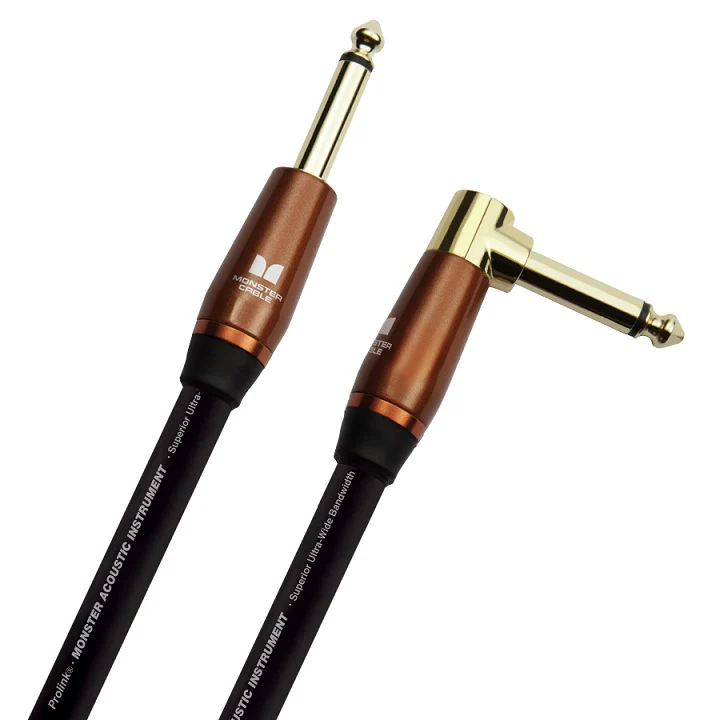MONSTER M ACST2-12A PROLINK ACOUSTIC CABLE INSTRUMENTO JACK RECTO ACODADO 3.6 METROS. - Image 4