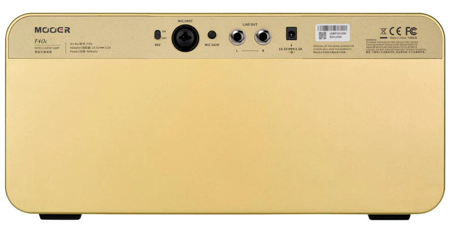 MOOER F40I GD AMPLIFICADOR GUITARRA DORADO - Image 4