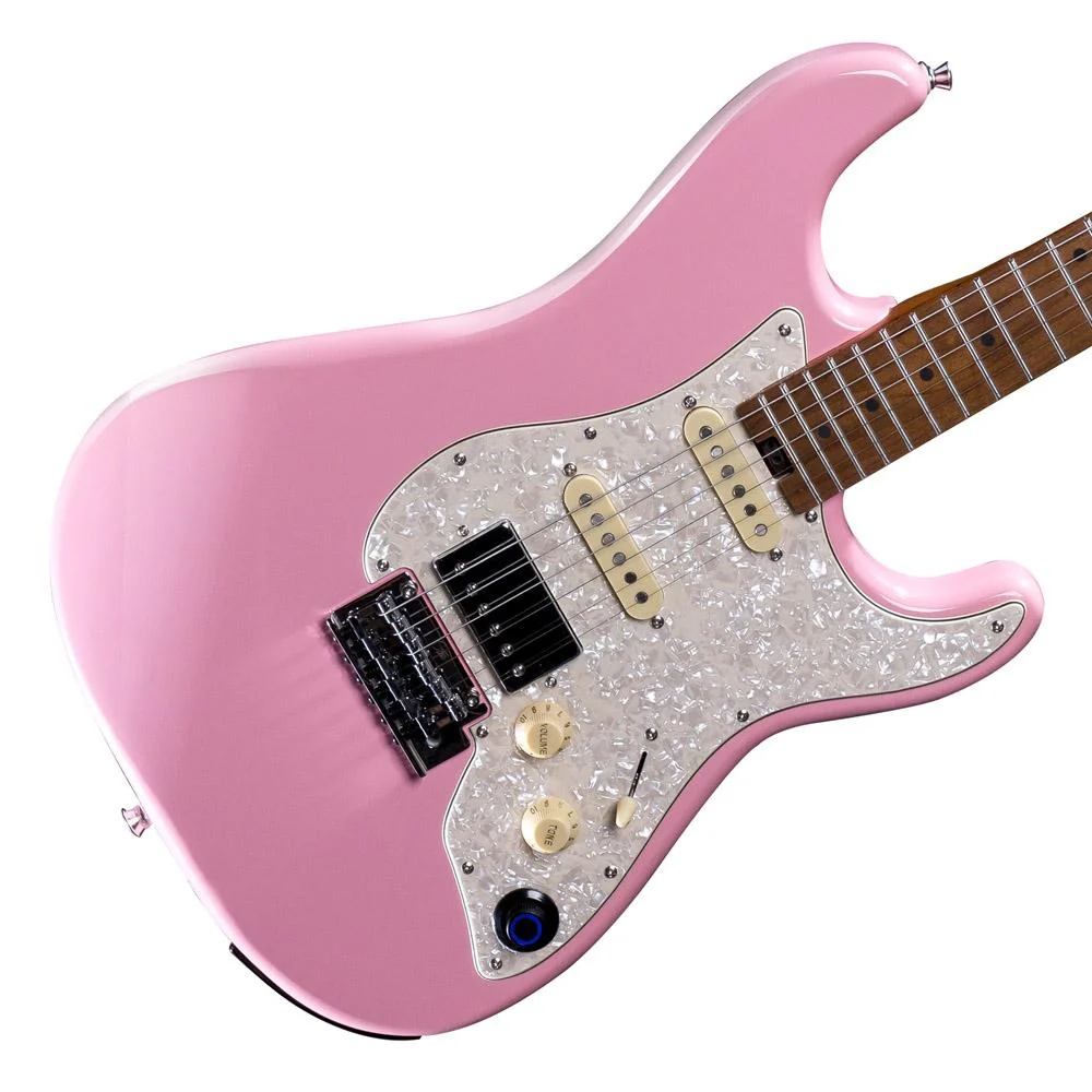 MOOER GTRS S801 PK GUITARRA ELECTRICA CON EFECTOS ROSA - Image 3
