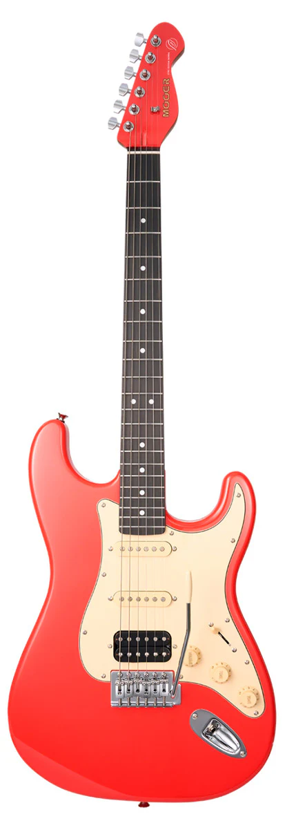 MOOER MSC10 ELITE FR GUITARRA ELECTRICA FIESTA RED