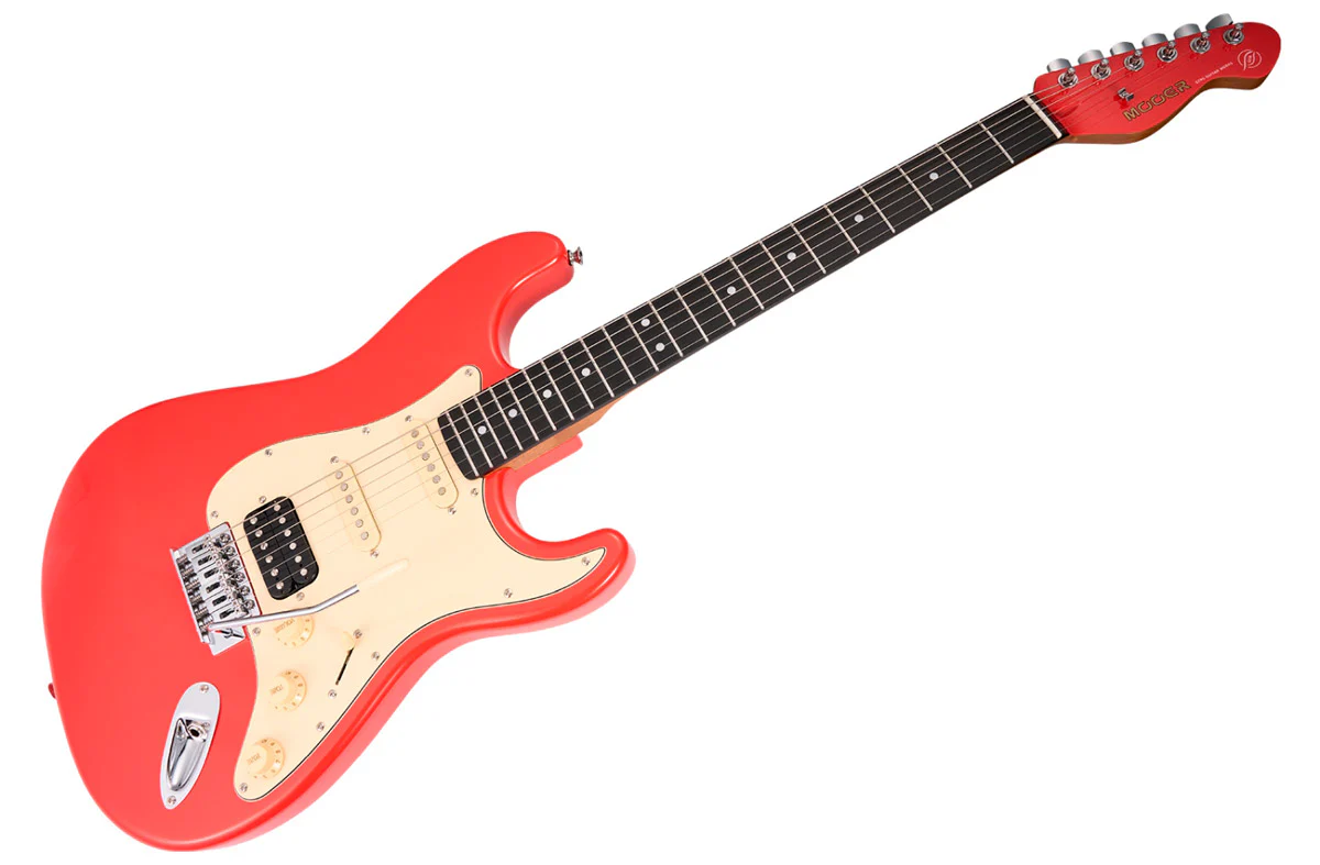 MOOER MSC10 ELITE FR GUITARRA ELECTRICA FIESTA RED - Image 3
