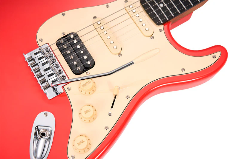 MOOER MSC10 ELITE FR GUITARRA ELECTRICA FIESTA RED - Image 4
