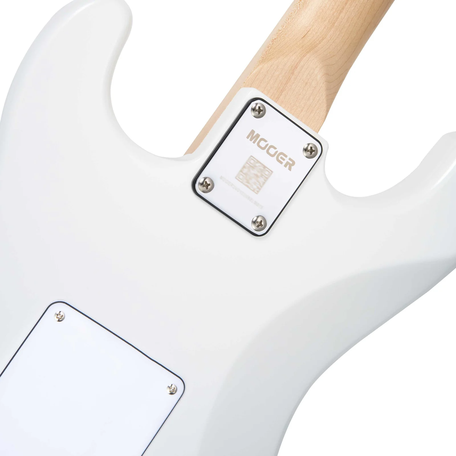MOOER MSC11 PRO PW GUITARRA ELECTRICA POLAR WHITE - Image 4