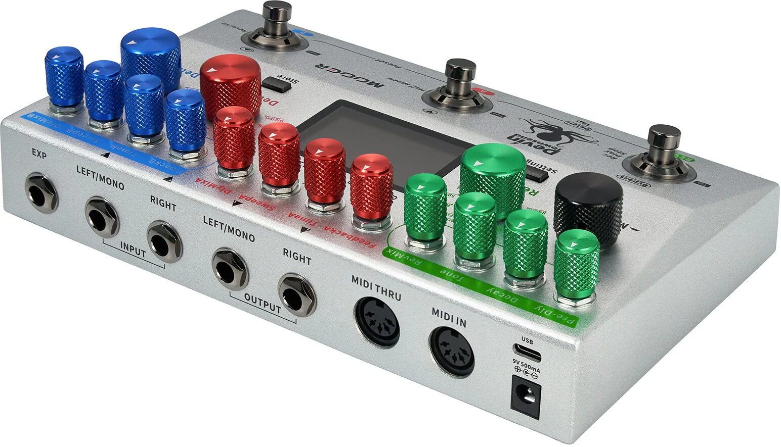 MOOER OCEAN MACHINE II PEDAL DELAY REVERB - Image 3