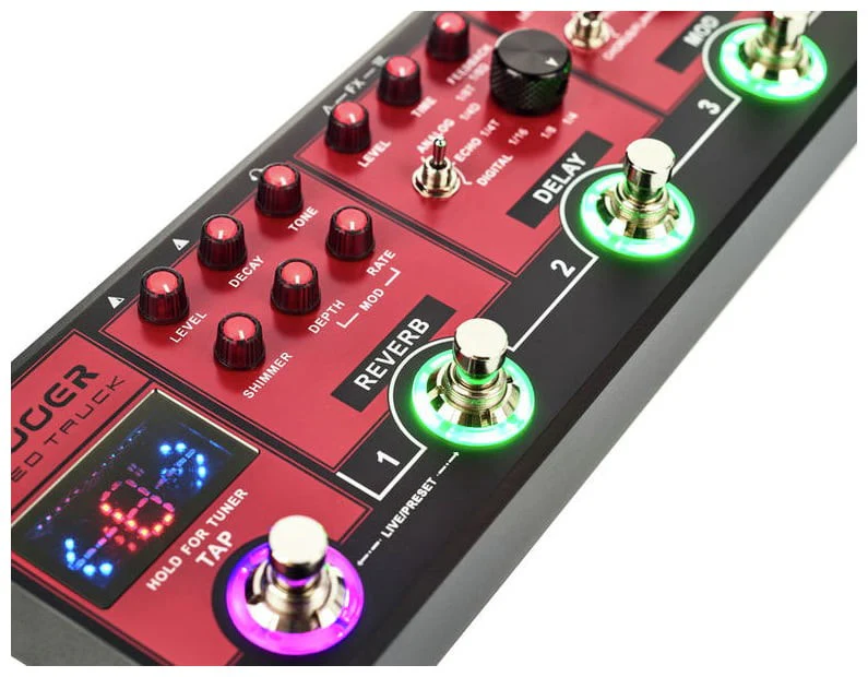 MOOER RED TRUCK PEDALERA MULTIEFECTOS GUITARRA - Image 7