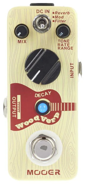 MOOER WOODVERB PEDAL REVERB PARA GUITARRA ACUSTICA