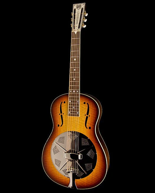 NATIONAL RESOPHONIC ESTRALITA DELUXE SINGLE CONE 14 FRET WOOD GUITARRA RESONADORA