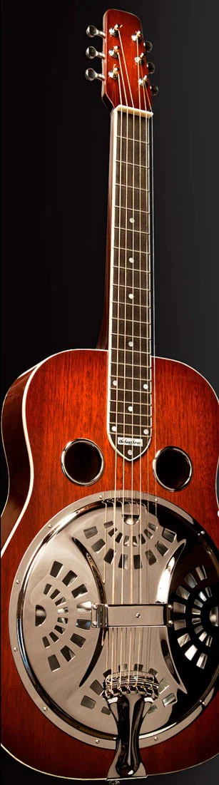 NATIONAL RESOPHONIC SCHEERHORN MAHOGANY 12 FRET WOOD GUITARRA RESONADORA