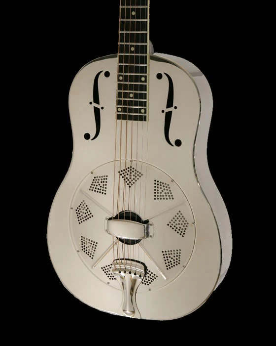 NATIONAL RESOPHONIC STYLE 1 DON SINGLE CONE 14 FRET BRASS GUITARRA RESONADORA GERMAN SILVER