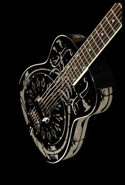NATIONAL RESOPHONIC STYLE O 14 FRET SINGLE CONE BRASS GUITARRA RESONADORA - Image 11