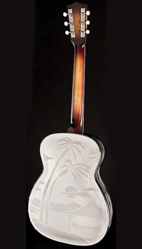 NATIONAL RESOPHONIC STYLE O 14 FRET SINGLE CONE BRASS GUITARRA RESONADORA - Image 2