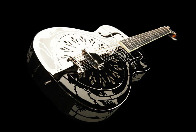 NATIONAL RESOPHONIC STYLE O 14 FRET SINGLE CONE BRASS GUITARRA RESONADORA - Image 3