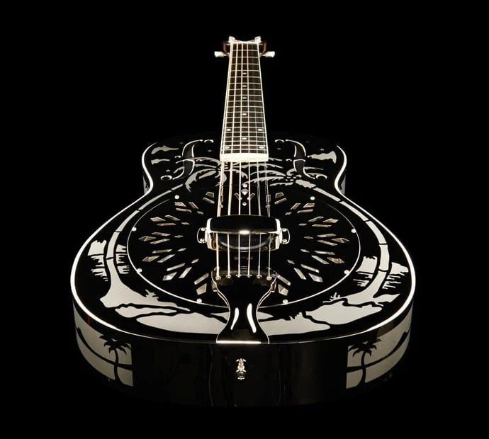 NATIONAL RESOPHONIC STYLE O 14 FRET SINGLE CONE BRASS GUITARRA RESONADORA - Image 9