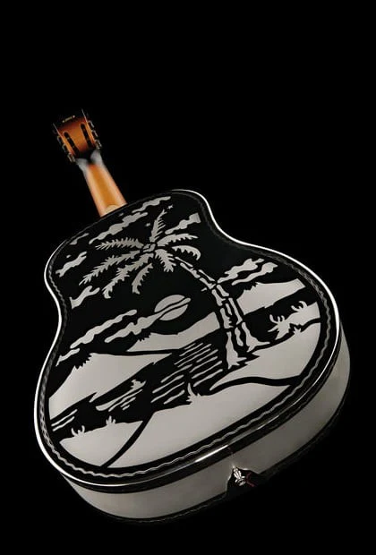 NATIONAL RESOPHONIC STYLE O DELUXE BRASS SINGLE CONE 14 FRET GUITARRA RESONADORA - Image 12