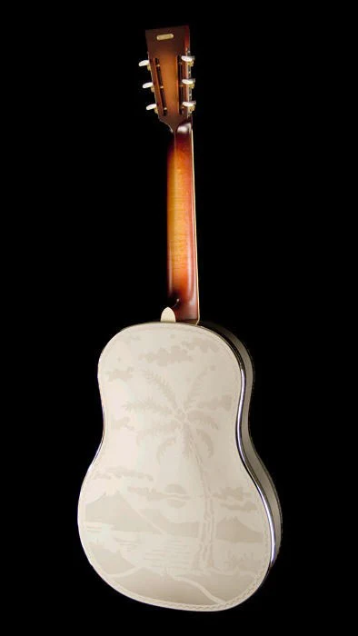 NATIONAL RESOPHONIC STYLE O DELUXE BRASS SINGLE CONE 14 FRET GUITARRA RESONADORA - Image 2