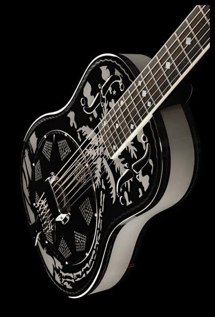 NATIONAL RESOPHONIC STYLE O DELUXE BRASS SINGLE CONE 14 FRET GUITARRA RESONADORA - Image 3