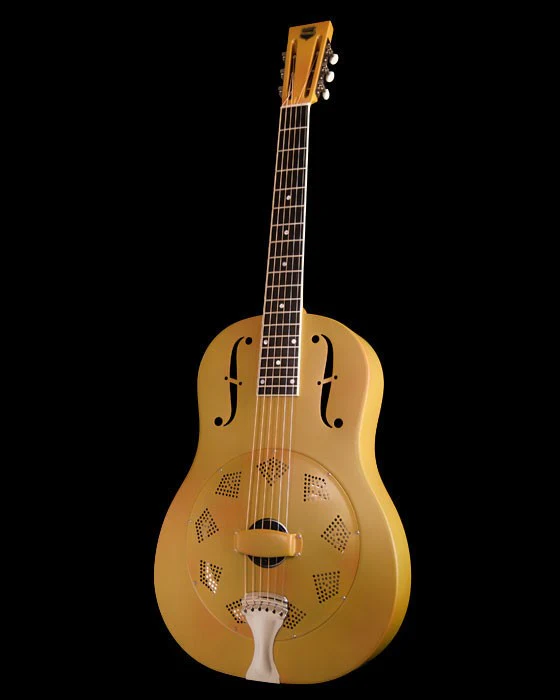 NATIONAL RESOPHONIC TRIOLIAN POLYCHROME STEEL SINGLE CONE 14 FRETS GUITARRA RESONADORA