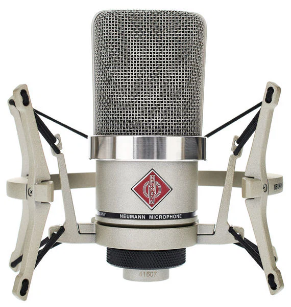 NEUMANN TLM102 STUDIO SET CARDIOIDE CONDENSADOR COLOR NIQUEL CON SUSPENSION