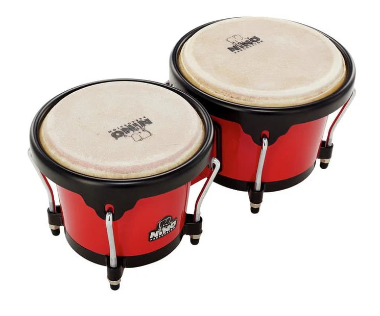 NINO PERCUSSION 17R-BK BONGOS ROJOS - Image 3